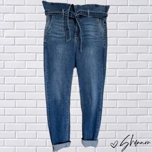 Modcloth Tied Up High-Waisted Skinny Jeans